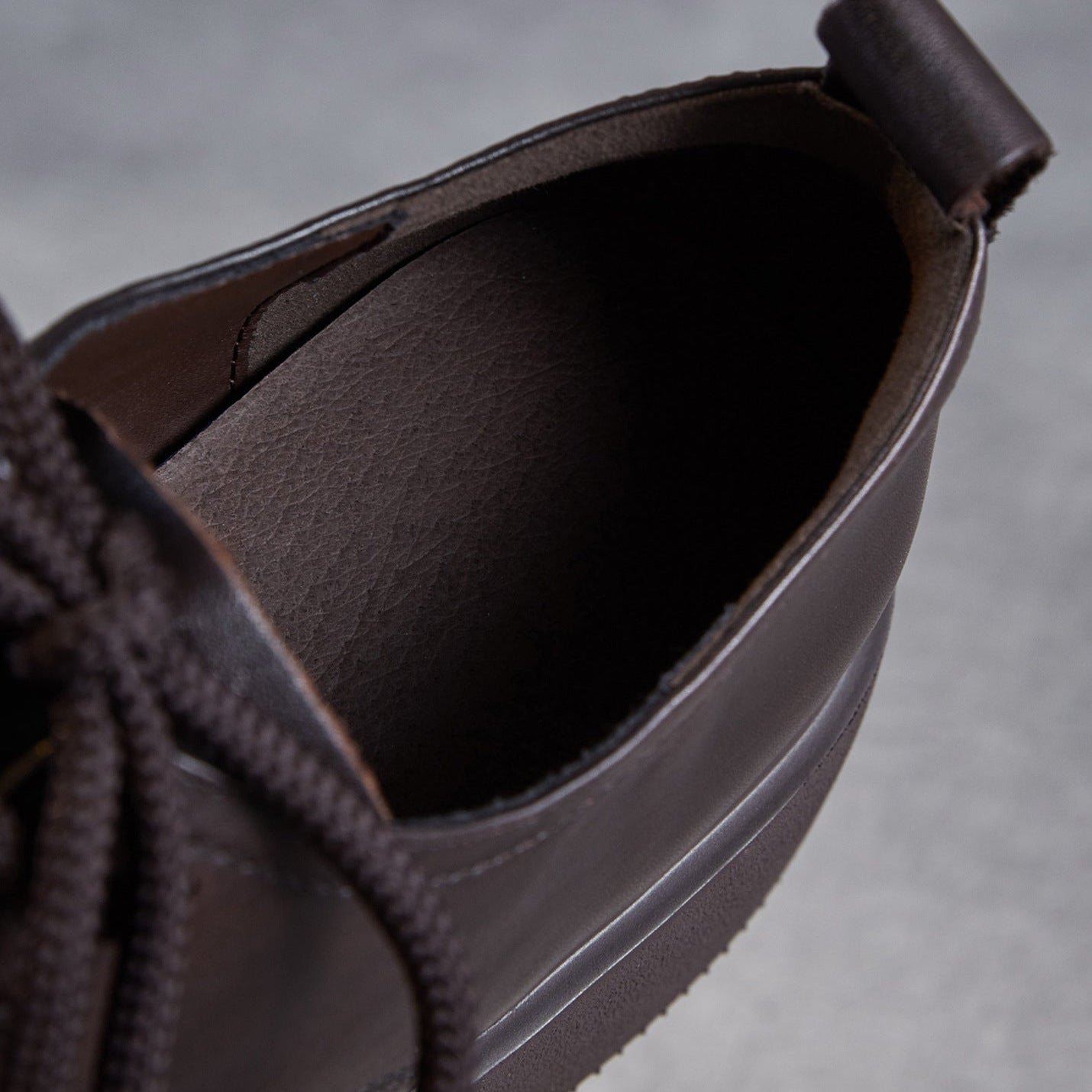 Women's Leather Platform Oxfords Casual Shoes