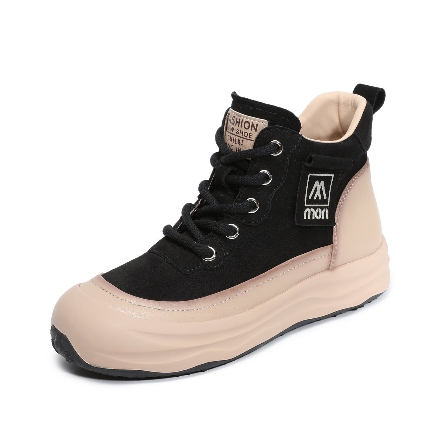 Women's Retro Leather Platform Martin Ankle Boots-RAIIFY