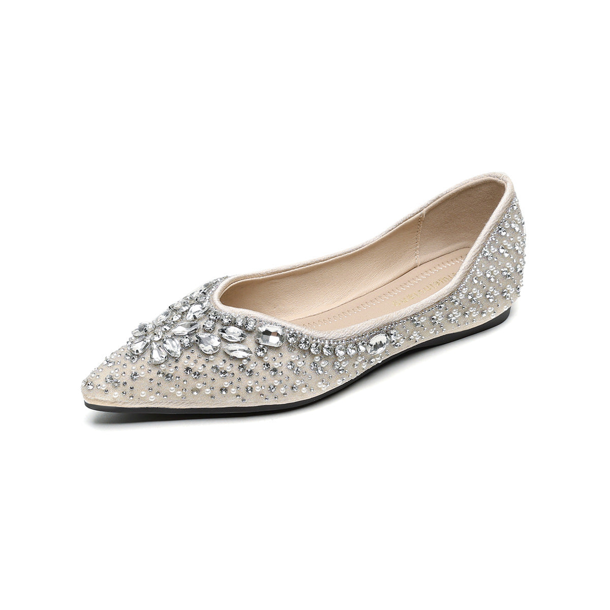 Women's Fashion Elegant Rhinestone Comfort Flats-RAIIFY