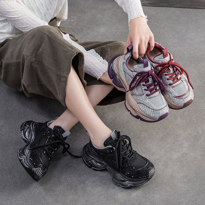 Women's Fashion Breathable Chunky Platform Sneakers