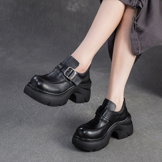 Women's Vintage Chuanky Platform Strap Casual Shoes