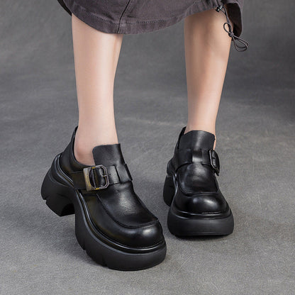 Women's Vintage Chuanky Platform Strap Casual Shoes