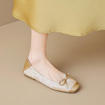 Women's Fashion Bowknot Comfort Soft Casual Flats