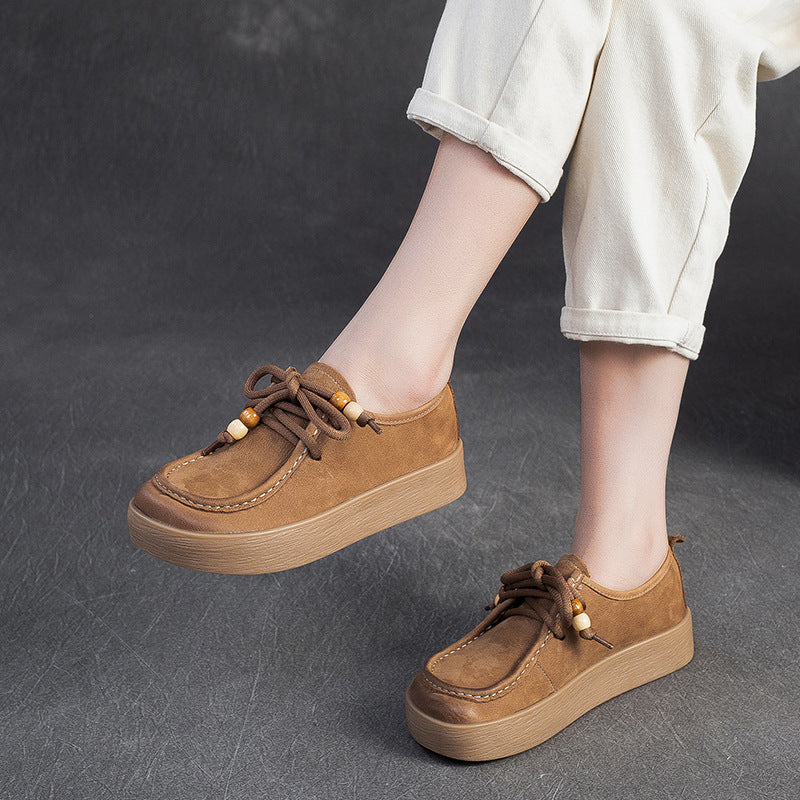 Women's Vintage Suede Flat Casual Shoes