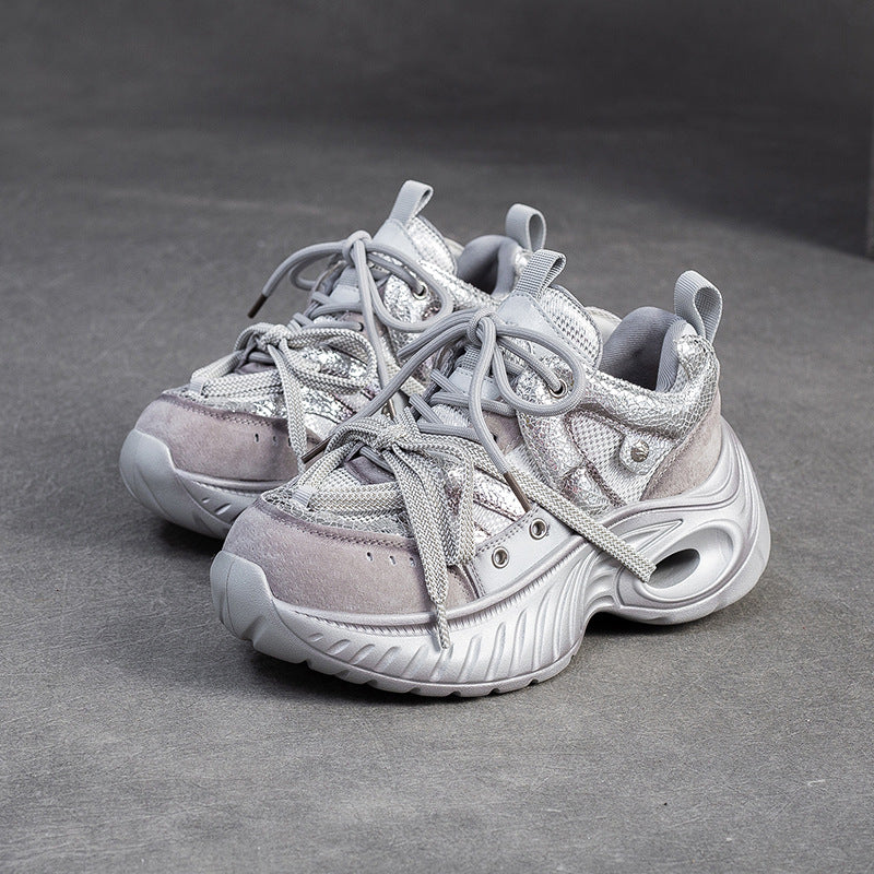 Women's Fashion Breathable Chunky Platform Sneakers-RAIIFY