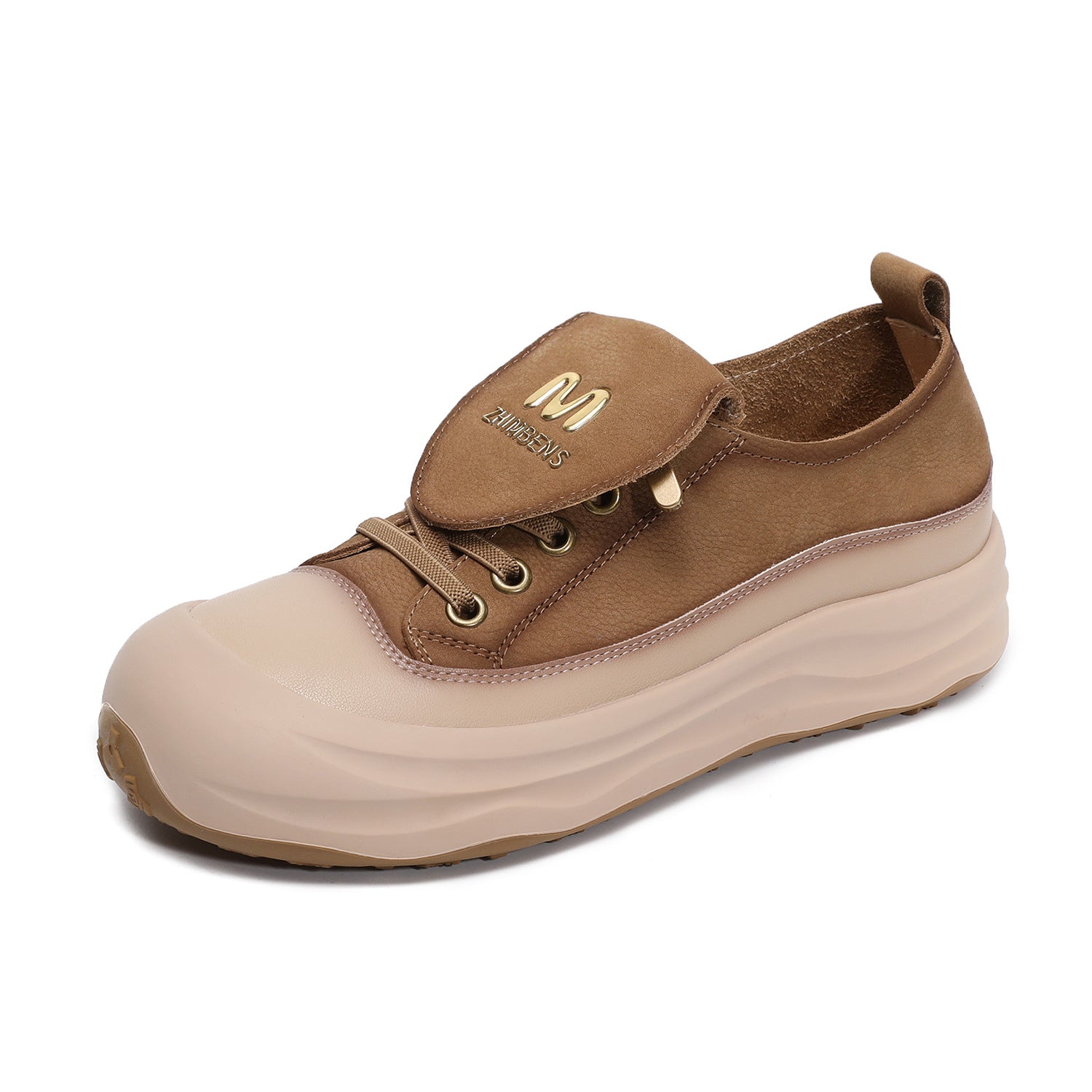 Women's Minimalist Leather Flat Casual Shoes-RAIIFY