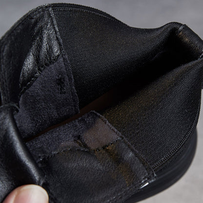 Women's Retro Suede Flat Ankle Boots