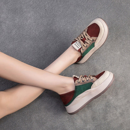 Women's Fashion Color-Blocked Casual Shoes