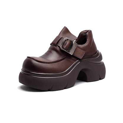 Women's Vintage Chuanky Platform Strap Casual Shoes