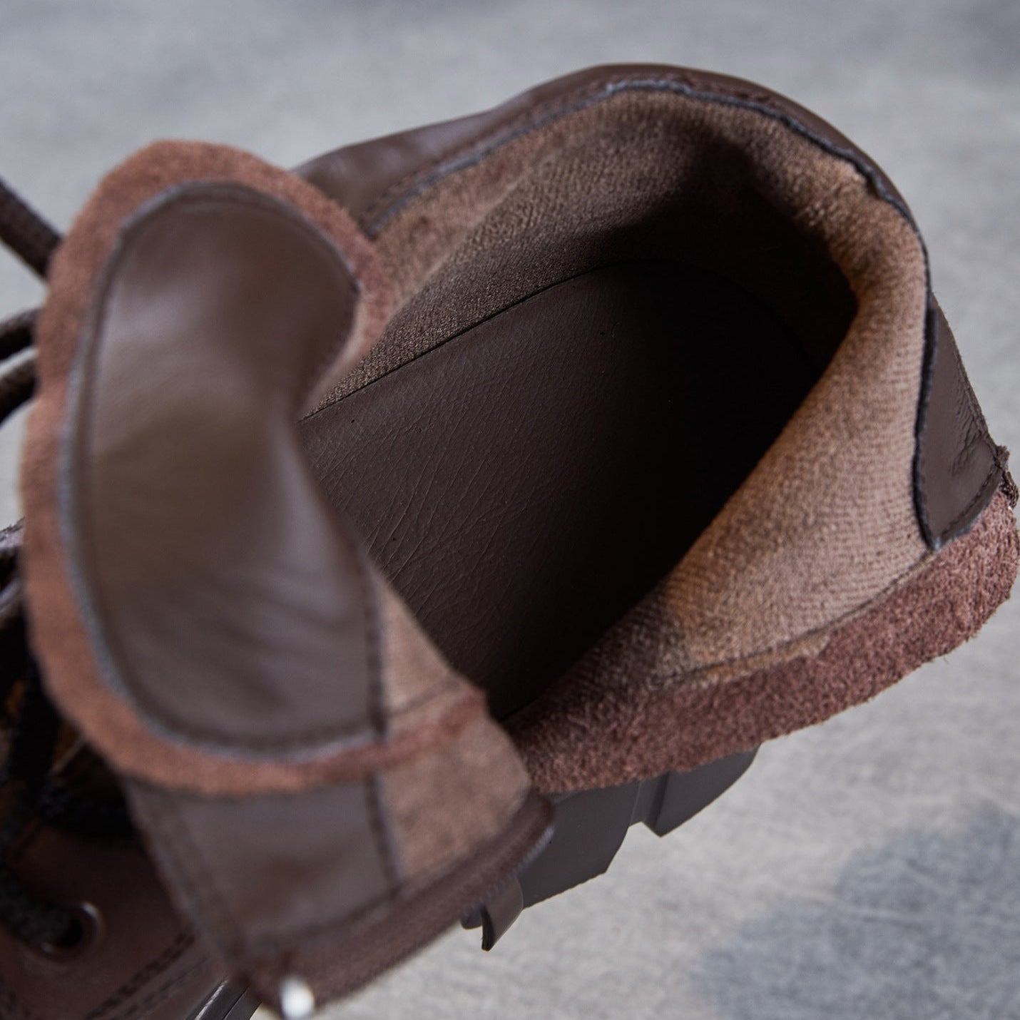 Women's Cowhide Leather Chunky Heel Ankle Boots