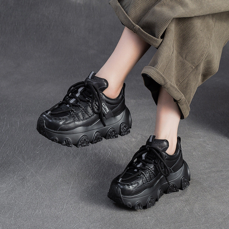 Women's Fashion Breathable Chunky Platform Sneakers