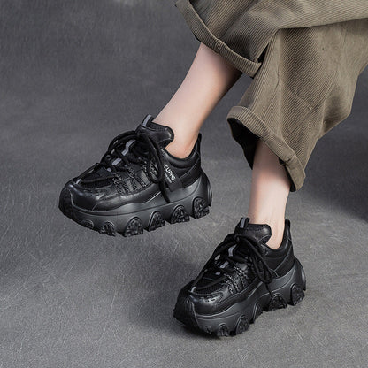 Women's Fashion Breathable Chunky Platform Sneakers