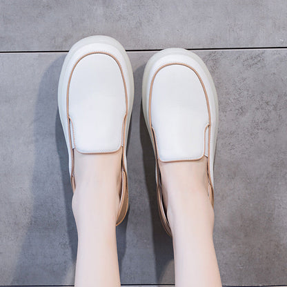 Women's Minimalist Soft Leather Comfort Loafers