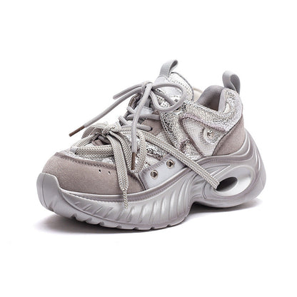 Women's Fashion Breathable Chunky Platform Sneakers