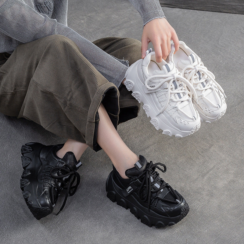 Women's Fashion Breathable Chunky Platform Sneakers