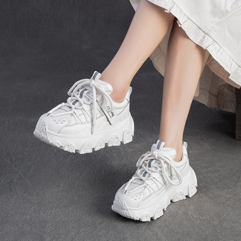 Women's Fashion Breathable Chunky Platform Sneakers