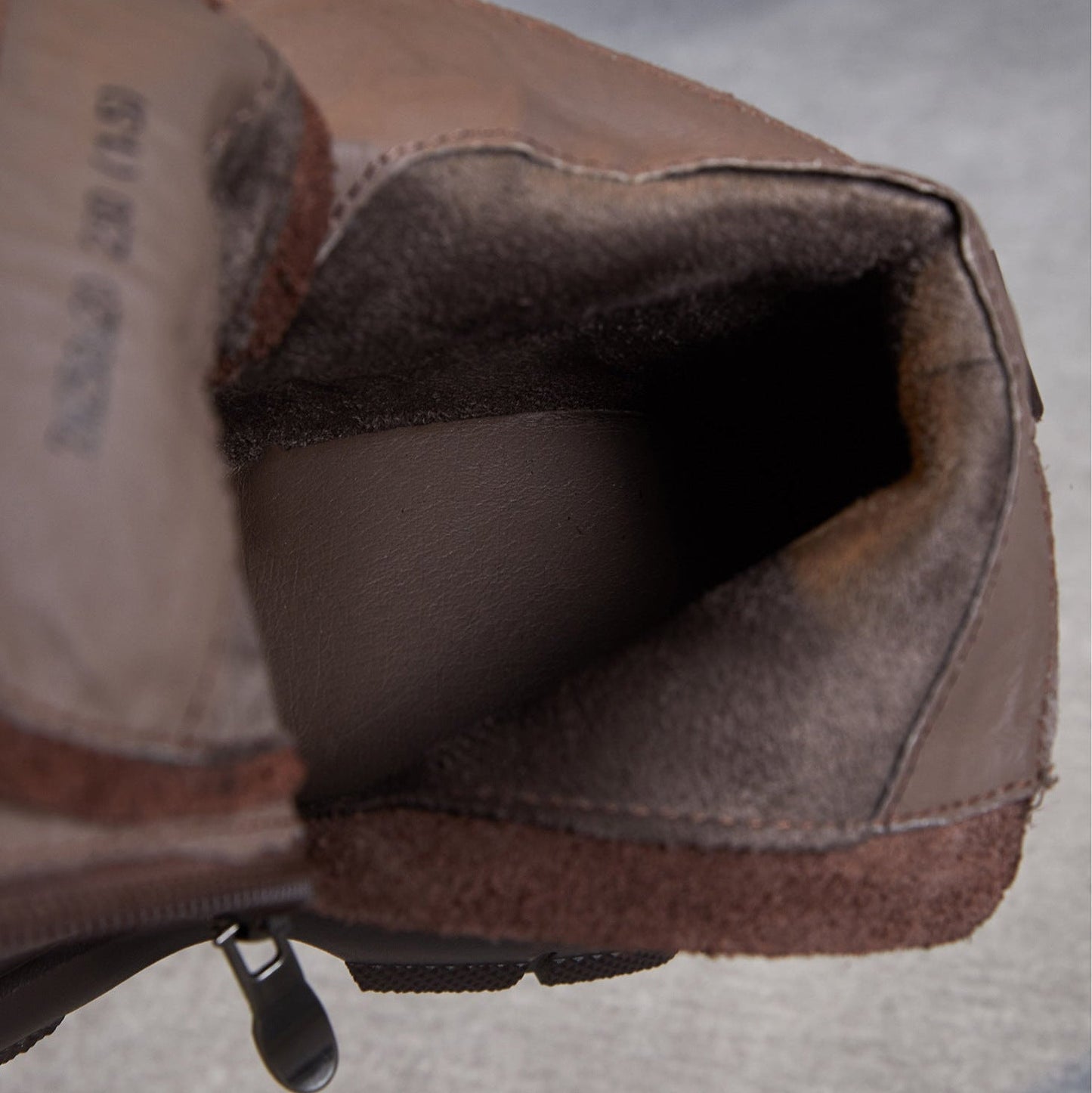 Women's Retro Leather Platform Casual Ankle Boots