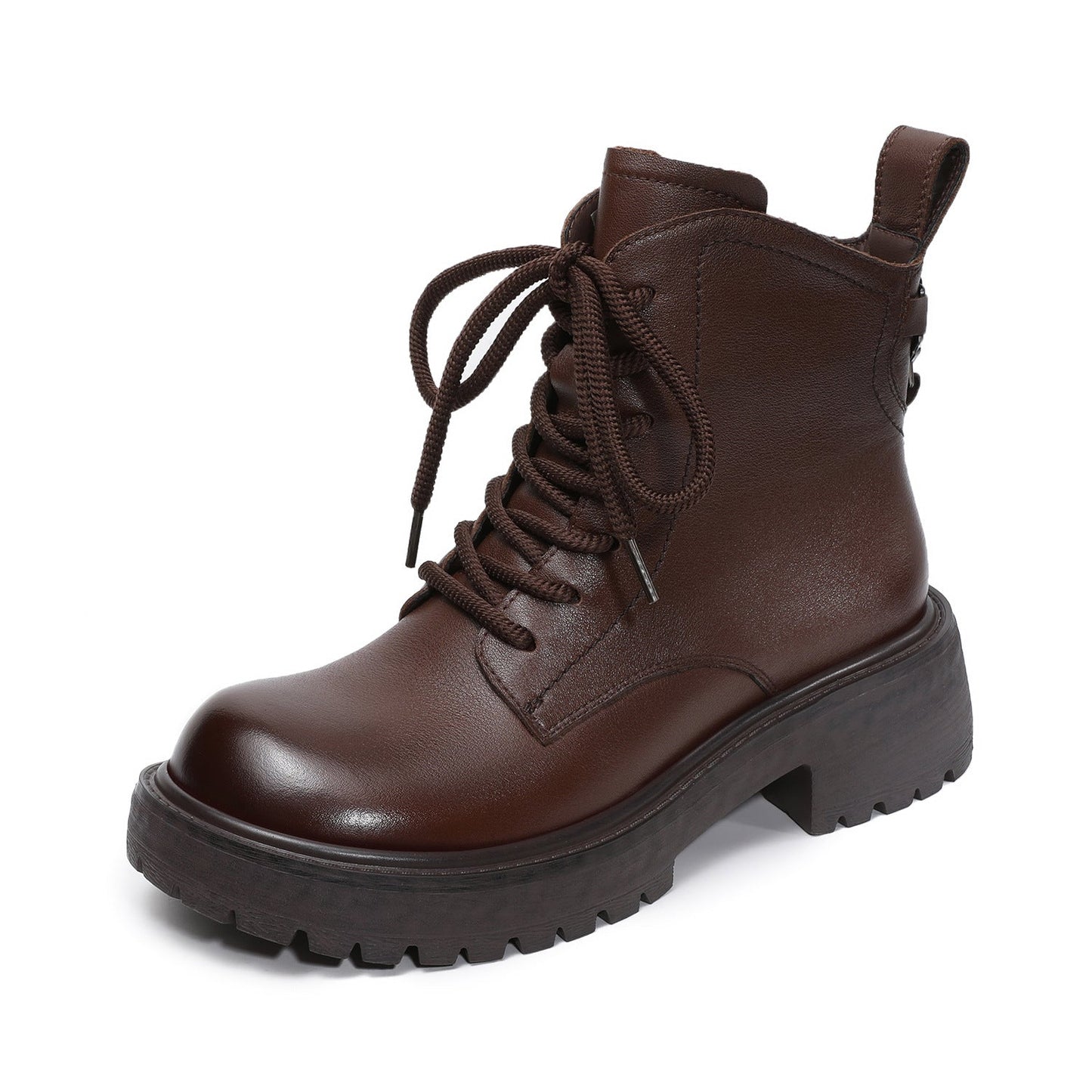 Women's Vintage Classic Leather Ankle Boots-RAIIFY