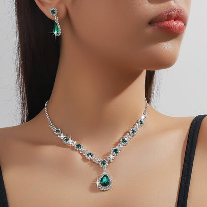 Elegant Sequin Evening Bag Set: Clutch and Crossbody Purse