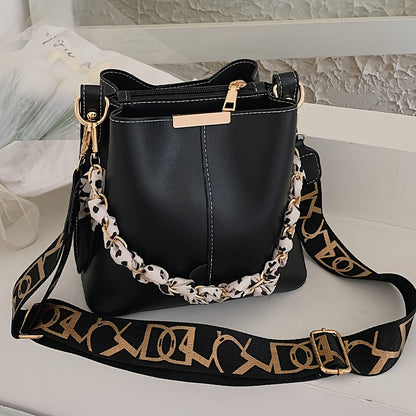 Elegant Bohemian Women's Crossbody Bag with Adjustable Strap