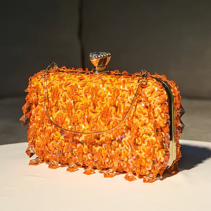 Handmade Vintage Beaded Handbag for Elegant Evening Events