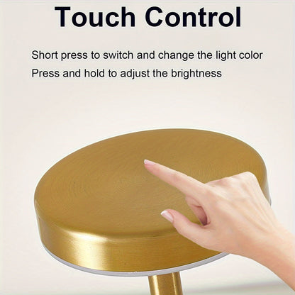 Touch-Controlled Modern LED Desk Lamp with Adjustable Color Temperature