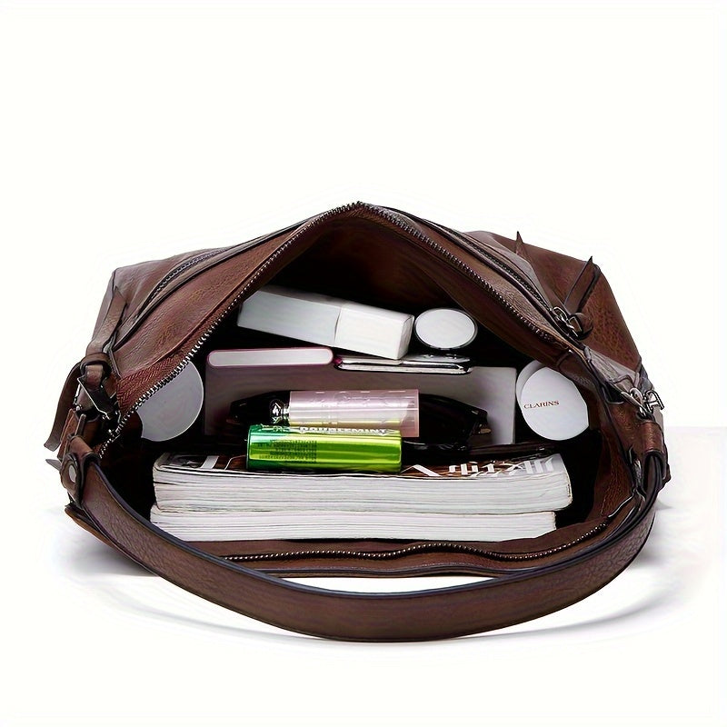 Stylish Autumn Winter Women's Shoulder Bag with Multiple Pockets