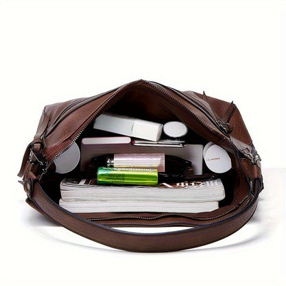 Stylish Autumn Winter Women's Shoulder Bag with Multiple Pockets