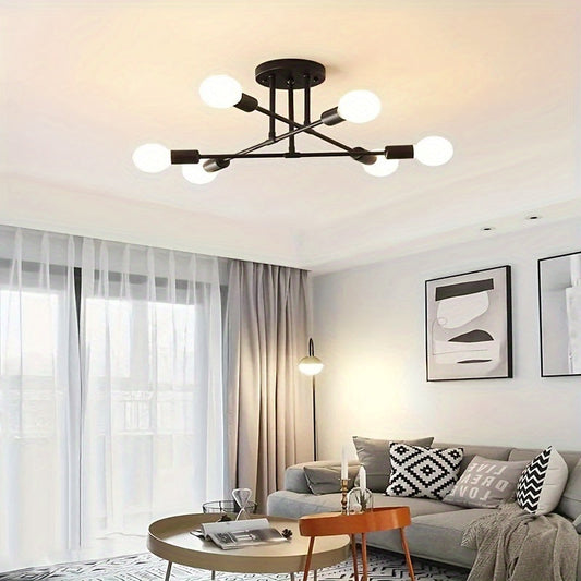 Multi-Color Iron Actor Satellite Chandelier for Modern Spaces