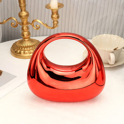 Elegant acrylic clutch purse with magnetic closure for events