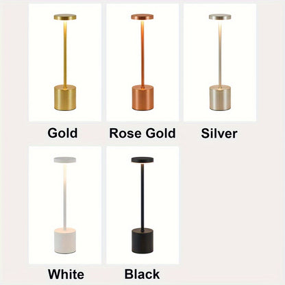 Touch-Controlled Modern LED Desk Lamp with Adjustable Color Temperature