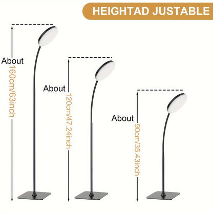 Versatile USB Powered Modern LED Floor Lamp with Adjustable Colors