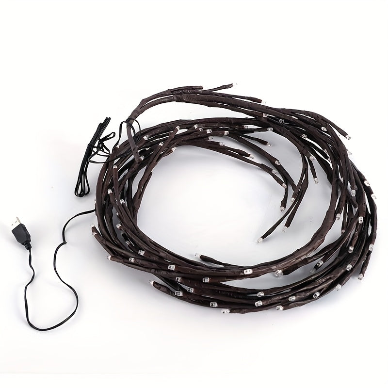 Willow Vine Light: Bendable LED Decorative Plant Night Light