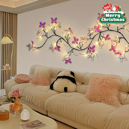 USB Powered Butterfly Branch LED Light with 8 Modes