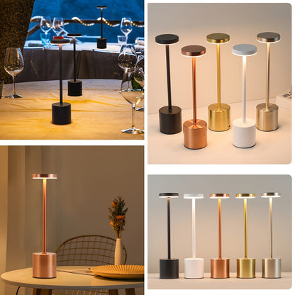 Touch-Controlled Modern LED Desk Lamp with Adjustable Color Temperature