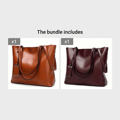 Retro PU Crossbody Handbag with Laptop Compartment for Work