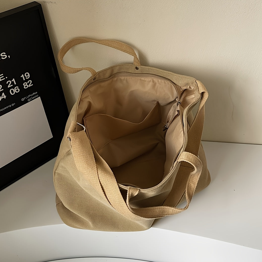 Retro tote bag for women with adjustable shoulder strap