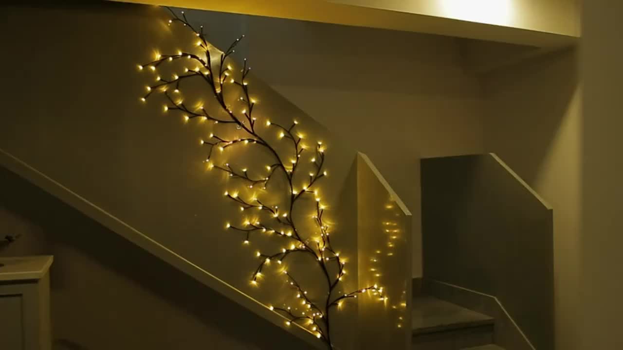 Willow Vine Light: Bendable LED Decorative Plant Night Light